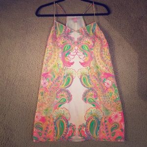 Lilly Pulitzer- Dusk Strappy Silk Dress